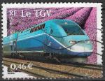 FRANCE - 2002 - Yt n 3475 - Ob - Le sicle au fil du timbre ; transport ; TGV