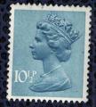 Royaume Uni 1978 Used Reine Queen Elizabeth II Dcimal Machin bleu mat SU