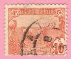 Túnez 1906-20.- Campesinos. Y&T 32º. Scott 34º. Michlel 33º.