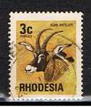 Rhodsie / 1974 / Faune et flore / Antilope / YT  n 236, oblitr