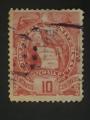 Guatemala 1886 - Y&T 35 obl.