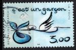 France 1999; Y&T n 3232; 3,00F, timbre pour naissances, c'est un garon