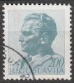 Timbre oblitr n 1437(Yvert) Yougoslavie 1974 - Marchal Tito