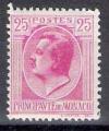 Monaco 1924; Y&T n 80; 25c rose, Prince Louis II