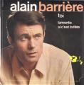 EP 45 RPM (7")  Alain Barrire  "  Toi  "