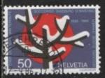 Suisse 1986; Y&T n 1257; 50c cinquantenaire du Secours Suisse d'Hiver