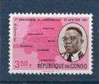 Timbre Congo - Kinshasa Neuf / 1961 / Y&T N437.