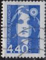 2822 - Marianne du bicentenaire 4.40 bleu - Oblitr - anne 1993 
