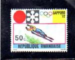 Rwanda neuf** n 445 JO de Sapporo : saut RW18603