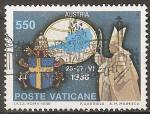 vatican - n 868  obliter - 1989