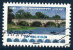 France 2017 - YT 1469 - adhsif - oblitr - pont canal de Digoin