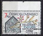 TCHECOSLOVAQUIE N° 2853 o Y&T 1990 15e Anniversaire de la conférence d'Helsinki