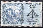 FRANCE N 2428 o Y&T 1986 250e Anniversaire des mesurres d'arc de mridiens