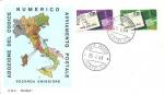 FDC Italie - Introduction du Code Postal en 1968