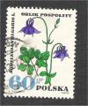Poland - Scott 1512   flower / fleur