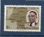 Timbre Congo - Kinshasa Neuf / 1961 / Y&T N440.