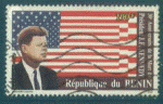 Rpublique du Bnin 1993 - oblitr - 30 anniversaire mort prsident JF Kennedy