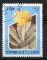 Timbre Rpublique du BENIN  1997  Obl  N  762  Y&T  Fleurs