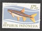 Indonesia - Scott 1208 mint    fish / peche