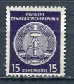 Timbre  ALLEMAGNE RDA  Service  1956  Neuf **   N 50C   Y&T  
