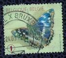 Belgique Oblitr rond Used Papillon Petit Mars Changeant Apatura ilia SU