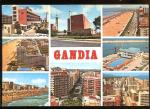 CPM Espagne GANDIA Bellezas de la Ciudad Multi vues