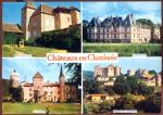 CPM  Chateaux en Clunisois Multi-vues
