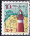 DDR N 1634 de 1974 avec oblitration postale