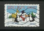 France timbre oblitr n3854  anne 2005  "Meilleurs Voeux"