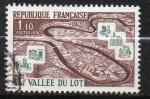YT N 1807 - La valle du Lot  - Oblitration ronde