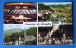 CP 65 Lourdes - Souvenir multivues (timbr 1979 Lourdes)