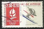 France 1990; Y&T n 2675; 2,30F  + 0,20 J.O. Alberville, ski vitesse