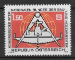 Autriche - 1978 - Yt n 1408 - N** - Congrs travailleurs btiment et du bois