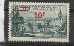 1940-41 FRANCE 492 oblitr, cachet rond, Saint-Malo