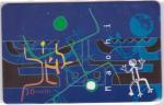 POLYNESIE Carte tlphonique n 63 "art maohi" de 1997