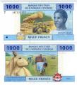 **   CONGO    (BEAC)     1000  francs   2002   p-107a T    UNC   **