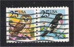 USA - Scott 2284a-2285a  bird / oiseau