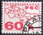 TCHECOSLOVAQUIE N° 2177 o Y&T 1976  Le code postal