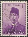 Indonesia 1951.- Sukarno. Y&T 36. Scott 387. Michel 82.