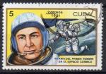 CUBA N 2259 Y&T 1980 20e Anniversaire du 1er homme dan sl'espace (A.Leonov)