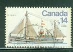 Canada 1978 Y&T 686  oblitr Bateau