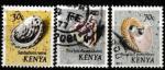 Kenya 1971 YT 38-39-40 Obl Coquillages