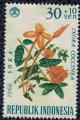 Indonsie 1966 Used Fleur Plante Ixora Coccinea SU