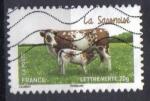 France 2014 - YT A 959 -  La Saosnoise - carnet "Les vaches de nos rgions"