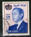 **   MAROC   1,20 d  1988  YT-1061  " Hassan II "  (o)   **