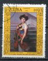 Timbre  CUBA  1988  Obl  N  2820   Y&T   Arts Peinture