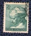 Italie 1961 Oblitr Used Stamp fresque chapelle Sixtine tte Sibylle libyenne 