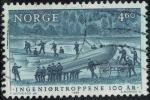 Norvge 1988 Ingenirtroppene Les troupes du gnie pont avec des bateaux SU