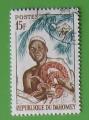 Dahomey 1963 - Nr 182 - Fticheur et son Python (Obl)