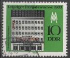 ALLEMAGNE (RDA) N 2424 o Y&T 1983 Foire de Leipzig (btiment de la foire)